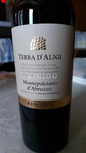 Abruzzo Montepulciano d'Abruzzo Terra Aligi Riserva 2022