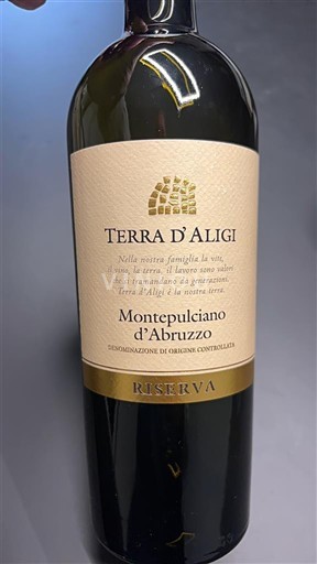 Абруццо Монтепульчано д'Абруццо Terra Aligi Riserva 2022