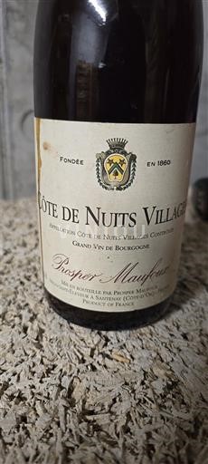 Borgogna Côte de Nuits Villages Prosper Maufoux 1999