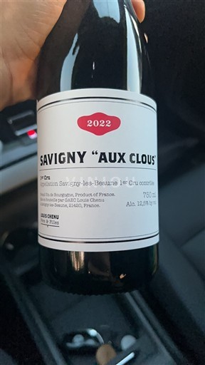 Bourgogne Không được chỉ định Premier Cru Louis Chenu Père & Filles Aux Clous 2022