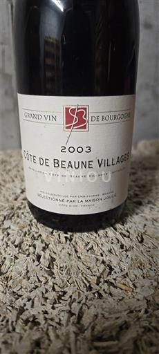 Bourgogne Làng Côte de Beaune Maison Bouillot 2003