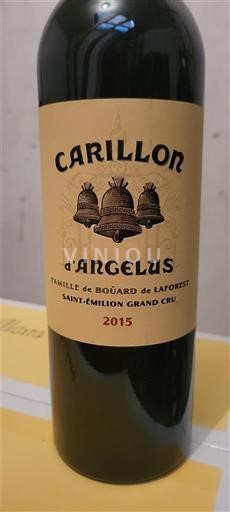 Bordeaux Saint-Émilion Grand Cru Grand Cru Carillon Angélus 2015