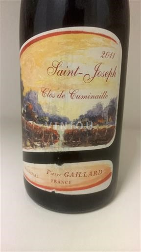 Thung lũng Rhône Saint-Joseph Pierre Gaillard Clos de Cuminaille 2011
