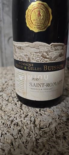Burgundija Saint-Romain Domaine Henri & Gilles Buisson Sous La Velle 2005