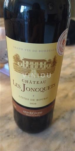 Bordeaux Côtes-de-bourg Château Les Jonquets 2020