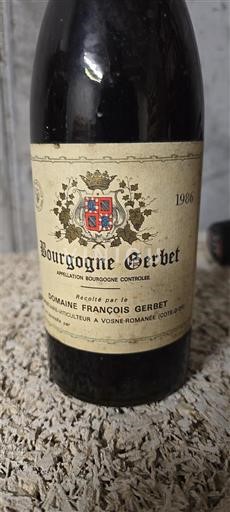 Burgundy Domaine François Gerbet 1986