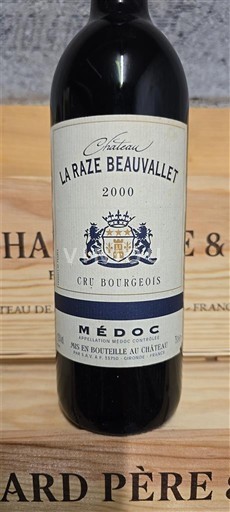 Bordeaux Médoc Cru Bourgeois Château La Raze Beauvallet 2000