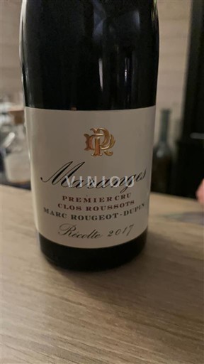 Borgoña Maranges Premier Cru Marc Rougeot-Dupin Clos Roussots 2017
