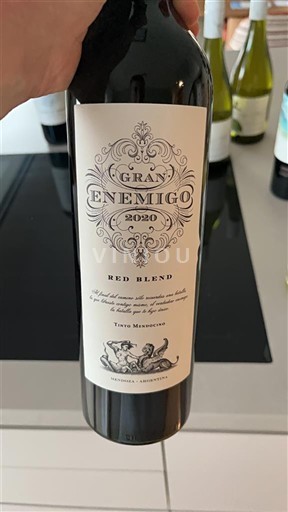 Mendoza Thung lũng Trung Tâm Gran Enemigo Red Blend 2020