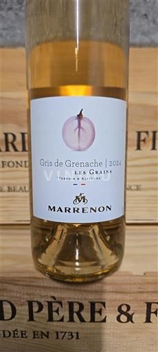 Provence, Ala-Rhônen laakso, Korsika Méditerranée Marrenon Les Grains Gris de Grenache 2024