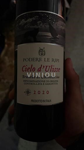 Toscana Brunello di Montalcino Podere Le Ripi Cielo d'Ulisse 2020