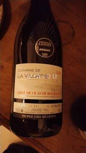Thung lũng sông Loire Saint-Nicolas-De-Bourgueil Domaine La Villatte 2021