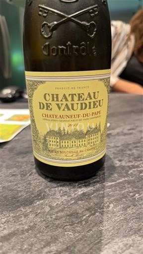 Thung lũng Rhône Châteauneuf-du-pape Château Vaudieu 2018