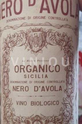 Sicilia Sicily Vanitá Nero d'Avola (Organico) 2024