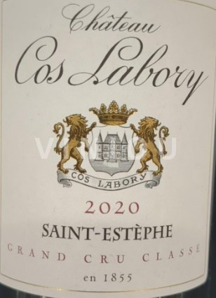 Bordeaux Saint-Estèphe Château Cos Labory Saint-Estèphe (Grand Cru Classé) 2020