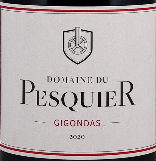 Rhônedalen Gigondas Domaine Pesquier Gigondas 2020