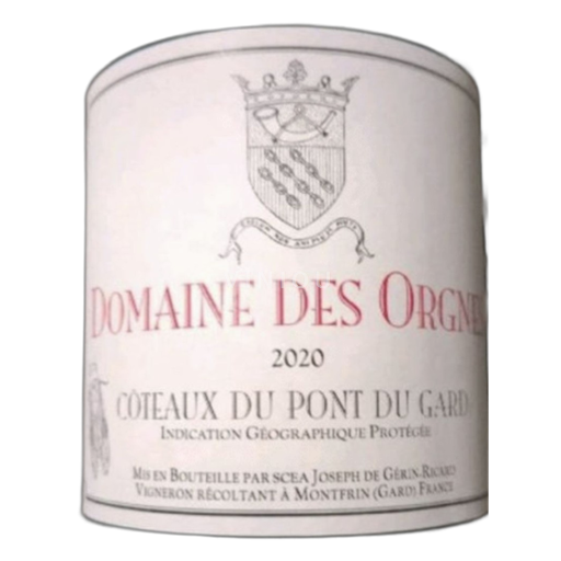 Languedoc-Roussillon Coteaux du Pont du Gard Domaine Des Orgnes Domaine des Orgnes 2020