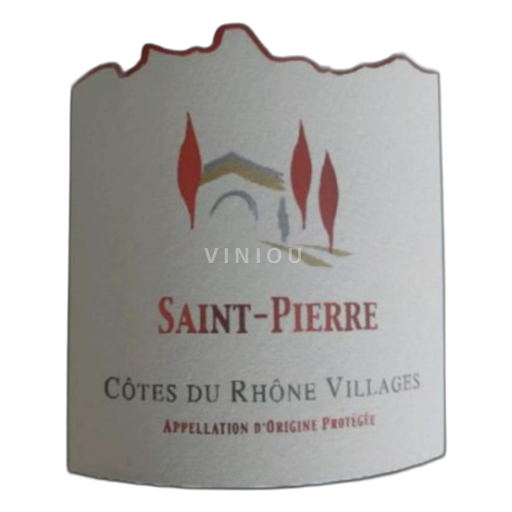 Rhônen laakso Côtes-du-rhône-villages Les Vignerons de Remoulin-Fournès Saint Pierre Côtes du Rhône Villages 2019