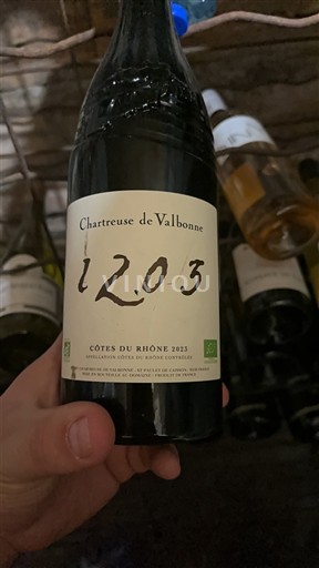 Thung lũng Rhône Côtes-du-rhône Chartreuse de Valbonne 1203 2023