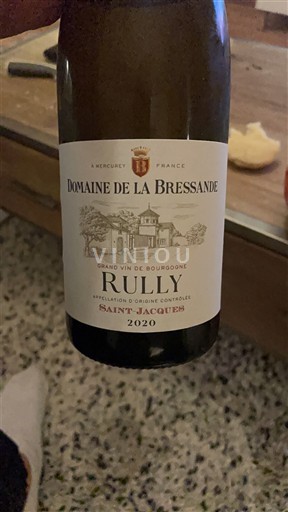 Burgundy Rully Domaine La Bressande Saint-Jacques 2020
