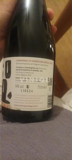 Sardinia Cannonau de Sardaigne Società Agricola Agricole 2023