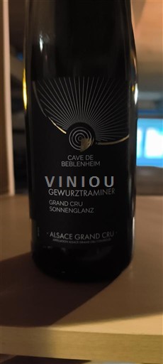 Alsace Alsace Grand Cru Grand Cru Cave de Beblenheim Grand Cru Sonnenglanz 2023
