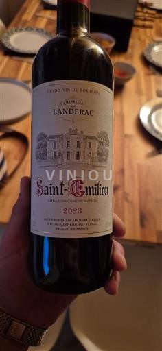 Bordeaux Saint-Émilion Chevalier Landerac 2023