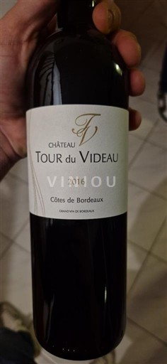 Burdeos Côtes-de-Bordeaux Château Tour du Videau 2016