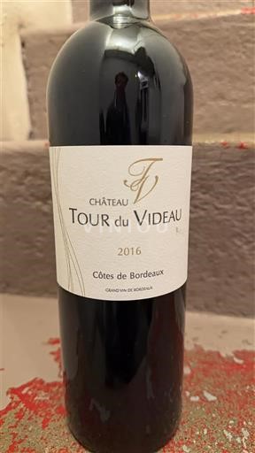 Bordeaux Côtes-de-Bordeaux Château Tour du Videau 2016
