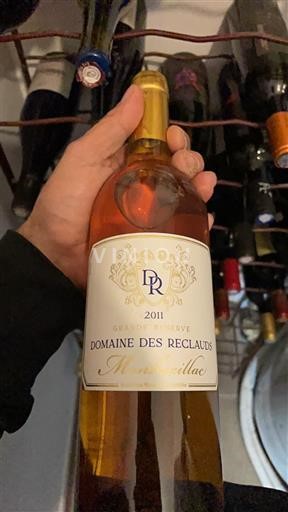 Sydvestfrankrig Monbazillac Domaine Des Reclaus Grande Réserve 2011