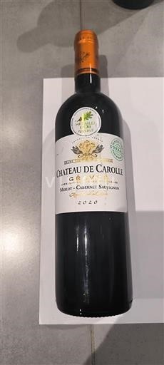 Bordeaux Graves Château Carolle G E V 2020