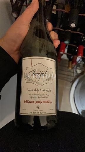 Beaujolais Không được chỉ định Incipit Même pas malus Không niên vụ