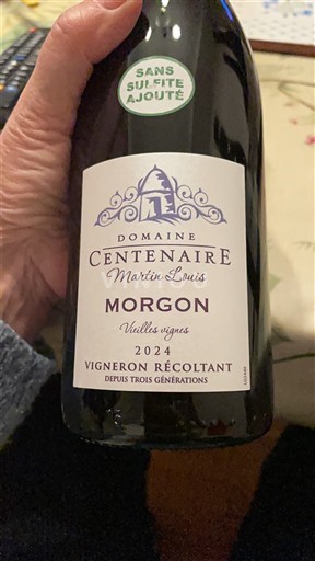 Beaujolais Morgon Domaine Centenaire Vieilles Vignes 2024