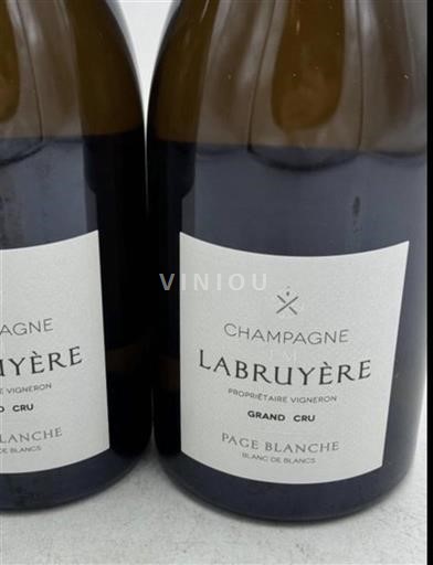 Champagne Champagner Grand Cru Labruyère Page Blanche 2015