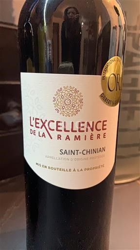 Languedoc Saint-Chinian La Ramière L'Excellence Không niên vụ
