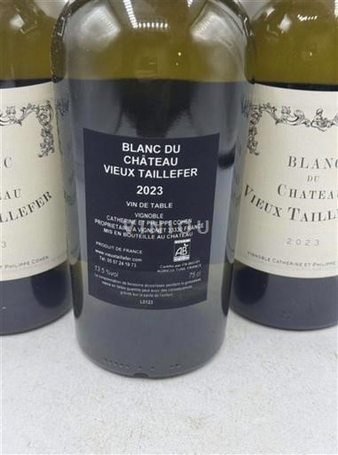 Bordeaux Không được chỉ định Château Vieux Taillefer Blanc du Château 2023