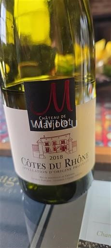 Rhône Valley Côtes-du-Rhône Château de Marjolet 2018