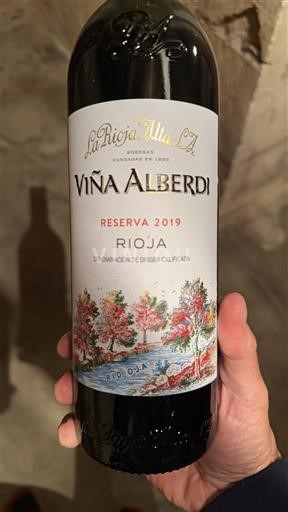 Rioja La Rioja Alta Viña Alberdi Reserva 2019
