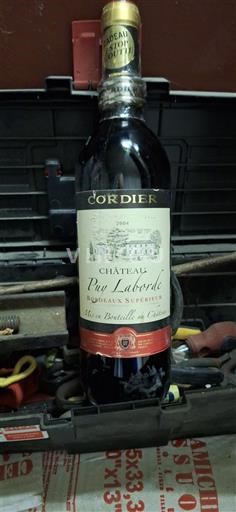 Bordeaux Bordeaux Supérieur Château Puy Laborde 2004