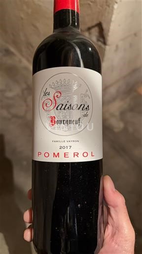 Bordeaux Pomerol Bourgneuf Les Saisons de Bourgneuf 2017