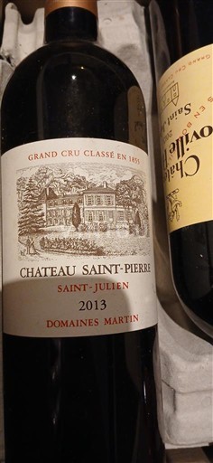 Bordeaux Saint-Julien Grand Cru Château Saint Pierre 2013