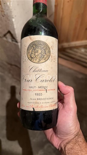 Bordeaux Haut-Médoc Château Cru Carlot 1980