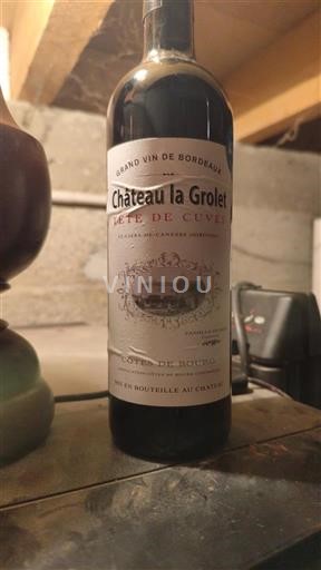 Bordeaux Côtes-de-bourg Château La Grolet Tête de 2019