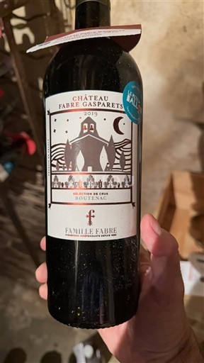 Languedoc Corbières-boutenac Château Fabre Gasparets 2019