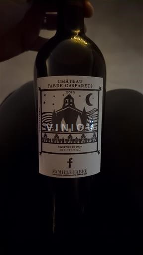 Languedoc Corbières-boutenac Château Fabre Gasparets 2019