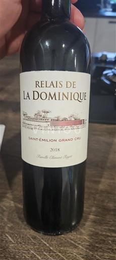 Bordeaux Saint-Émilion Grand Cru Grand Cru Relais de La Dominique 2018