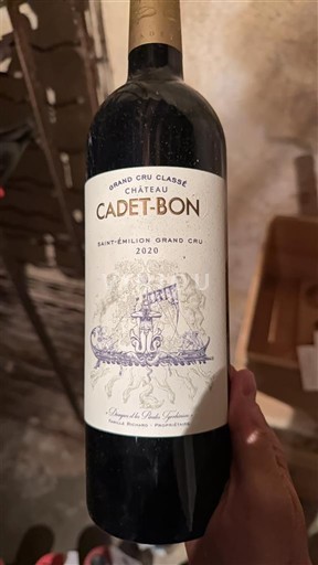 Bordeaux Saint-Émilion Grand Cru Château Cadet-Bon 2020