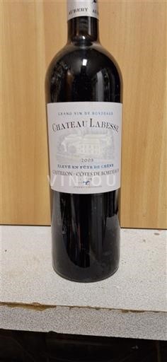 Bordeaux Castillon-côtes-de-bordeaux Château Labesse 2008