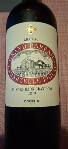Burdeos Saint-Émilion Gran Cru Grand Cru Château Grand Barrail Lamarzelle Figeac 2019