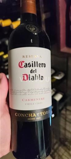 Thung lũng Maipo Maipo Central Concha y Toro Casillero del Diablo Reserva 2021